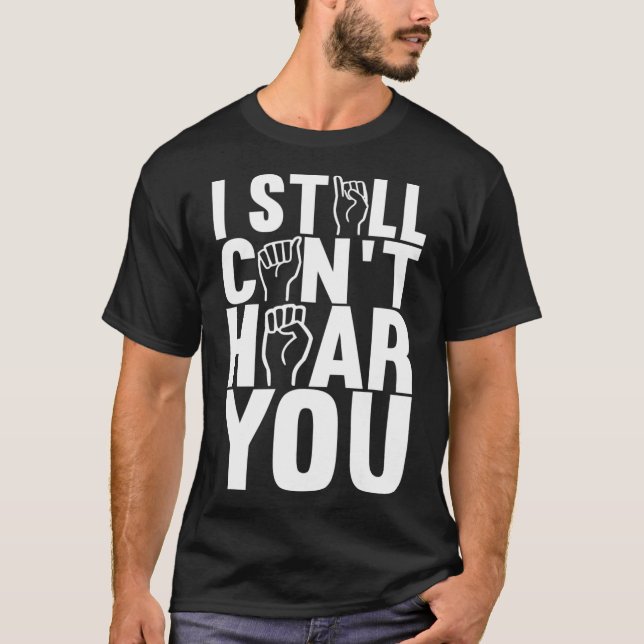 Sign Language Deaf Awareness 15  T-Shirt (Front)