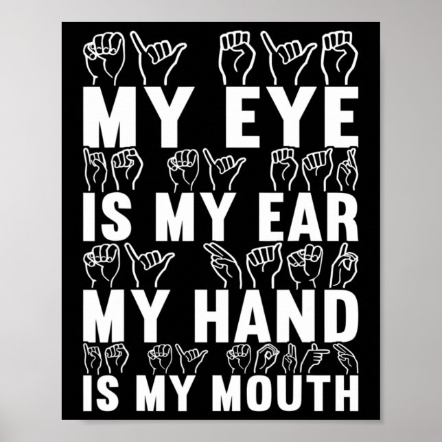 Sign Language Deaf Awareness 21  (Front)