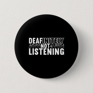 Sign Language Deaf Awareness 9 6 Cm Round Badge
