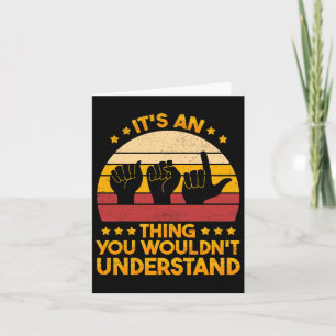 Sign Language Deaf Awareness And Asl 1 Card