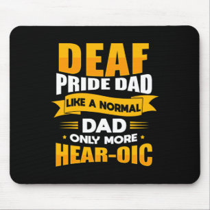 Sign Language Deaf Awareness Asl And Deaf Pride Da Mouse Mat