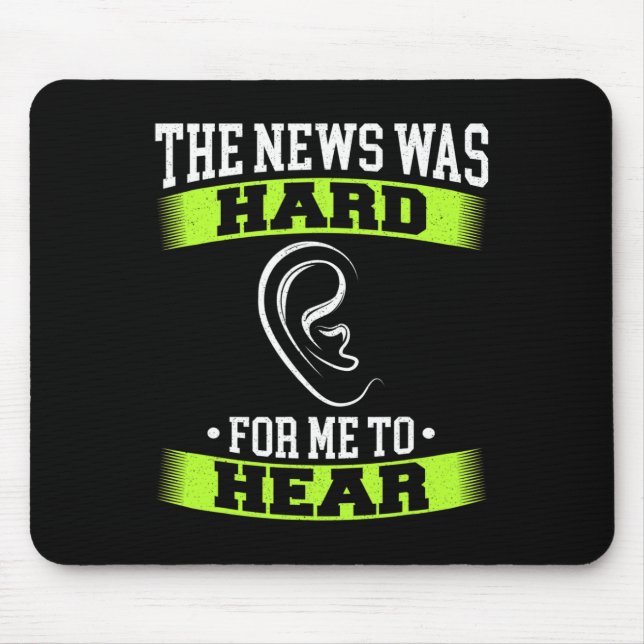 Sign Language Hand Interpreter Asl Deaf Awareness  Mouse Mat (Front)