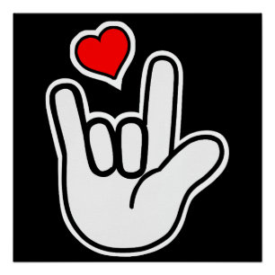 Sign Language I Love You Sign