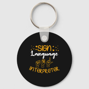 Sign Language Interpreter Deaf Sign Language Aware Key Ring