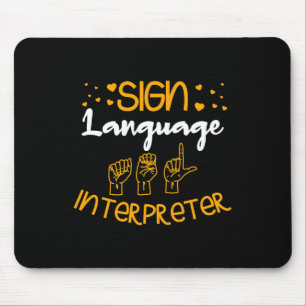 Sign Language Interpreter Deaf Sign Language Aware Mouse Mat