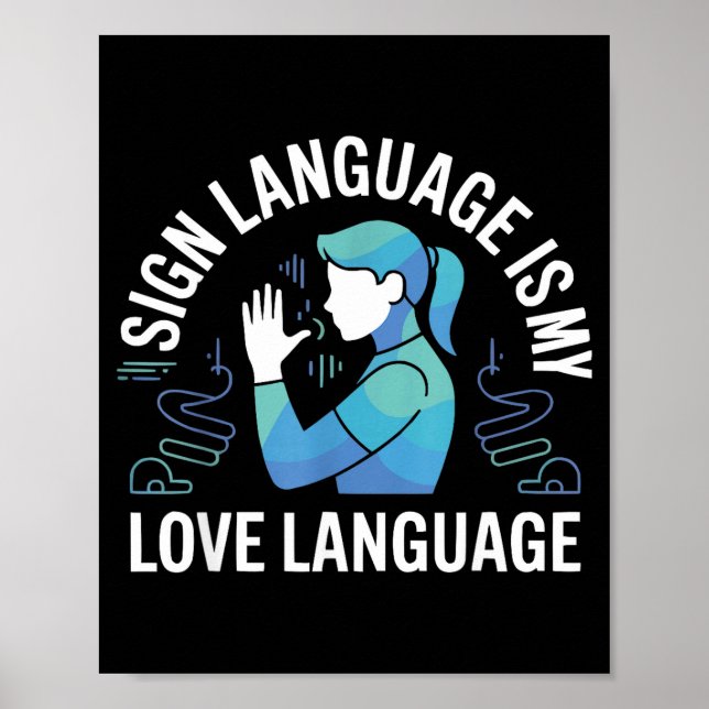 Sign language interpreter job deafness interpret (Front)