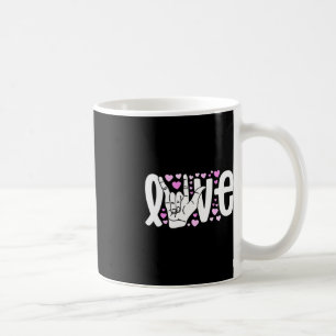 Sign Language Love ASL Be Kind Deaf Awareness Coffee Mug