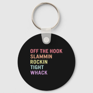 Sign Language Off Hook ASL Slang Tee Deaf Awarenes Key Ring