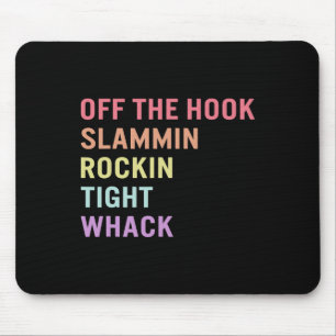 Sign Language Off Hook Asl Slang Tee Deaf Awarenes Mouse Mat