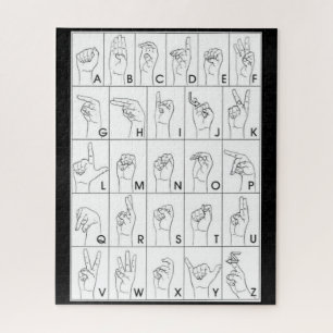 SIGN LANGUAGE puzzle