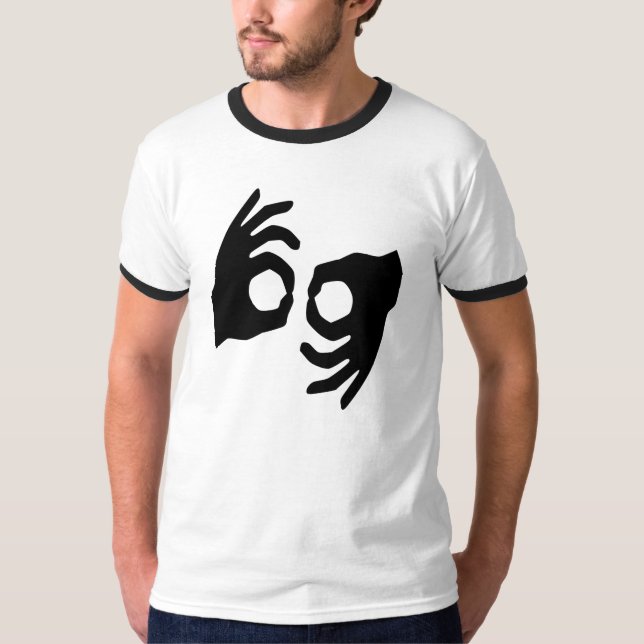 sign language T-Shirt (Front)