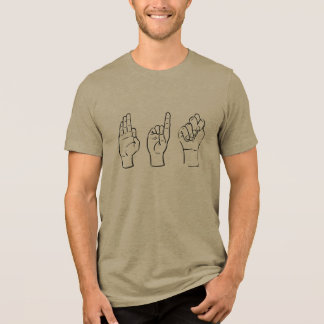 Sign Language  Tri-Blend Shirt
