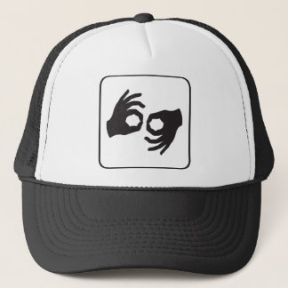 Sign Language Trucker Hat