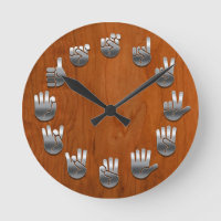 Sign Language -Woodgrain