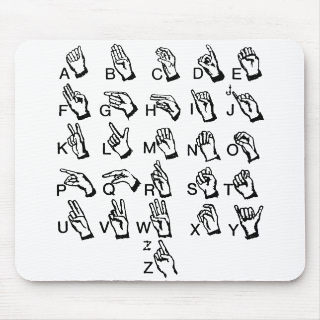 sign mouse mat (Front)