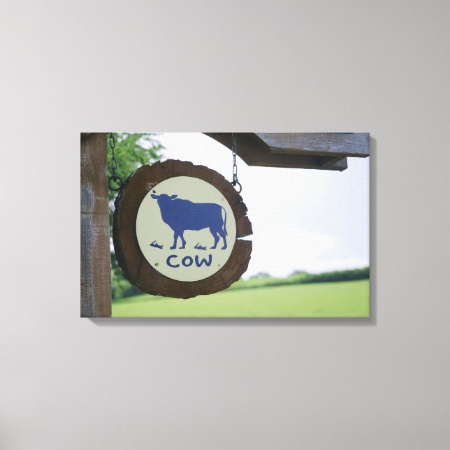 Sign of a dairy farm (Front)