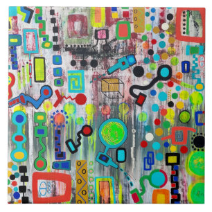 Sign of the Times 6 x 6 Ceramic Tile