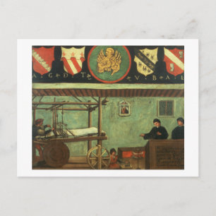 Sign of the Venetian Weavers' Guild (panel) Postcard