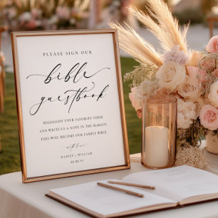 Sign Our Bible Wedding Guestbook