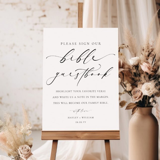 Sign Our Bible Wedding Guestbook (Creator Uploaded)