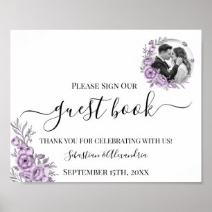 Sign our Guest Book Greenery Wedding Sign