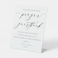 Sign Our Prayer Wedding Guestbook