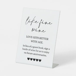 sign our wine guestbook