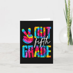 Sign Out Fifth Grade Last Day School 5th Graduatio Card