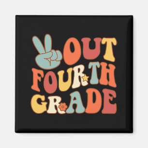 Sign Out Fourth Grade Groovy Last Day School 4th G Magnet