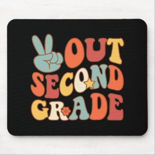 Sign Out Second Grade Groovy 2nd Last Days School  Mouse Mat