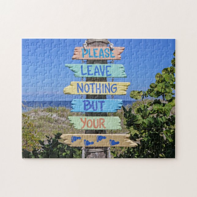 Sign Post Florida. Jigsaw Puzzle (Horizontal)