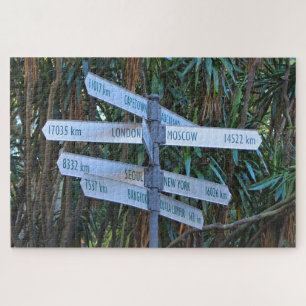 Sign post, Sydney, New South Wales, Australia Jigsaw Puzzle