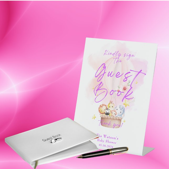 Sign the Guest Book Baby Animals Safari  (Creator Uploaded)