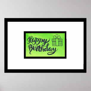 Sign this Birthday Poster,  Autograph Keepsake