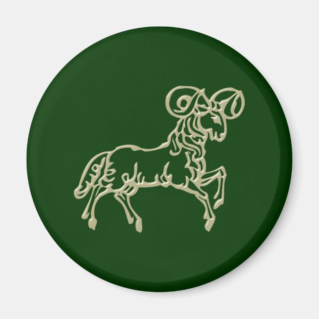 sign Widder zodiac sign Aries Magnet (Front)