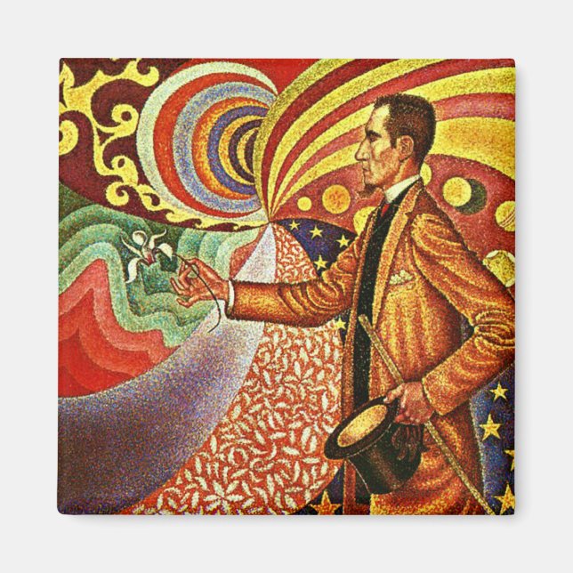 Signac: Portrait of Felix Feneon Magnet (Front)