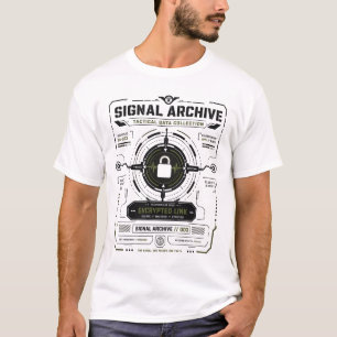 Signal Archive 003 Encrypted Signal Node T-Shirt