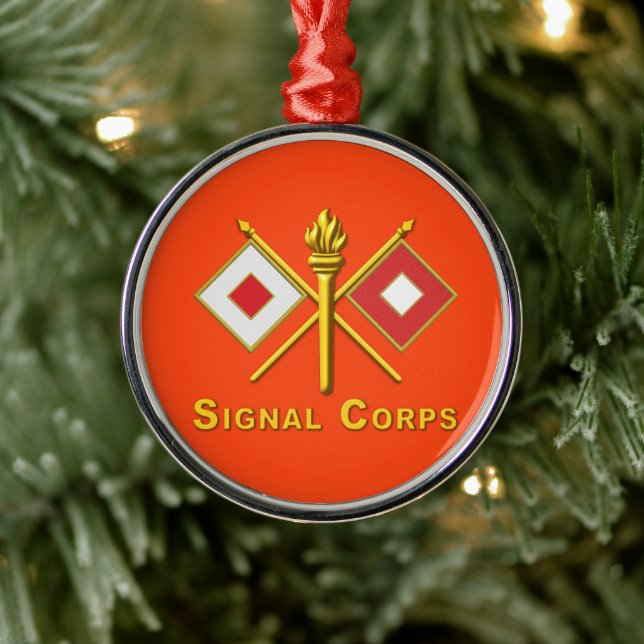 Signal Corps Christmas Metal Tree Decoration (Tree)