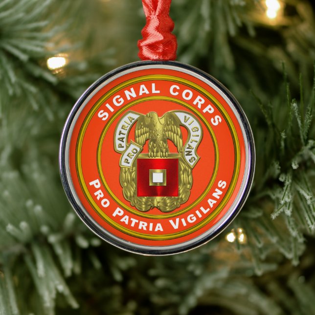 Signal Corps Christmas Metal Tree Decoration (Tree)