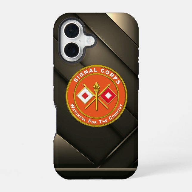 Signal Corps iPhone 16 Case (Back)
