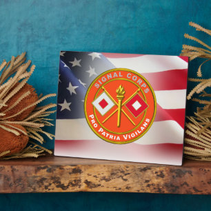 Signal Corps   Plaque