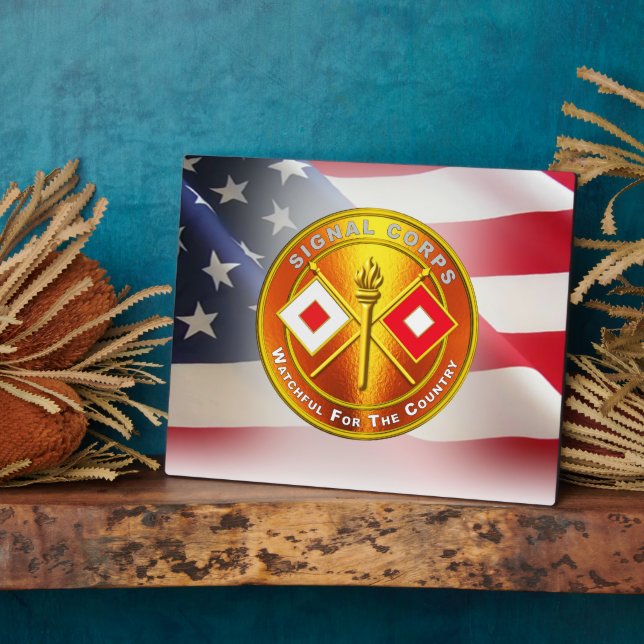 Signal Corps  Plaque (Side)