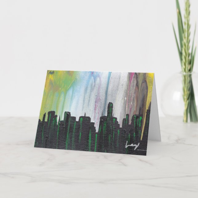 "Signal" Happy Birthday Greeting Card (Front)