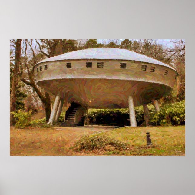 Signal Mountain, TN UFO painting Poster (Front)