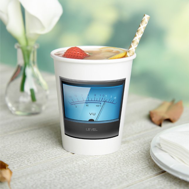 Signal VU Metre Paper Cups (Creator Uploaded)