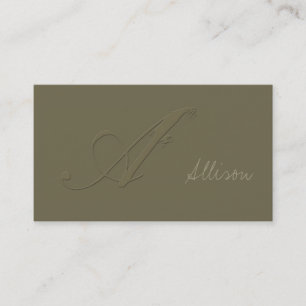 Signature A Business Card