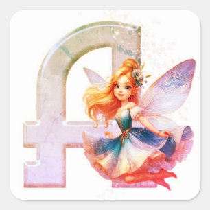 "Signature 'A' Logo Sticker - Elevate Your Style!"