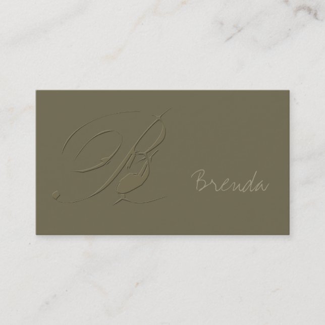 Signature B Business Card (Front)