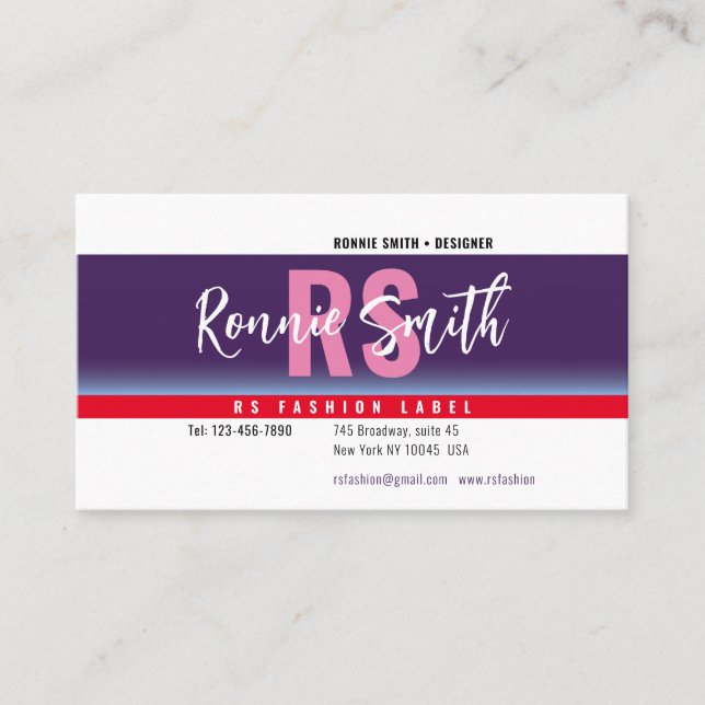 Signature Business Card (Front)