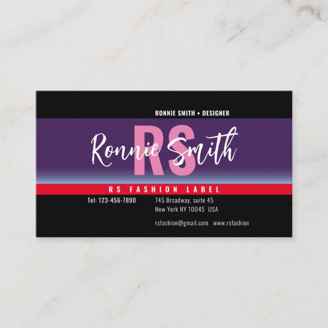 Signature Business Card (Front)